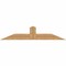 Ekena Millwork Portland Smooth Timber Gable Bracket, Western Red Cedar, 60"W x 12"H x 5 1/2"D x 5 1/2"F, 5/12 Pitch GBW060X12X0606POR00SWR - alternate 1